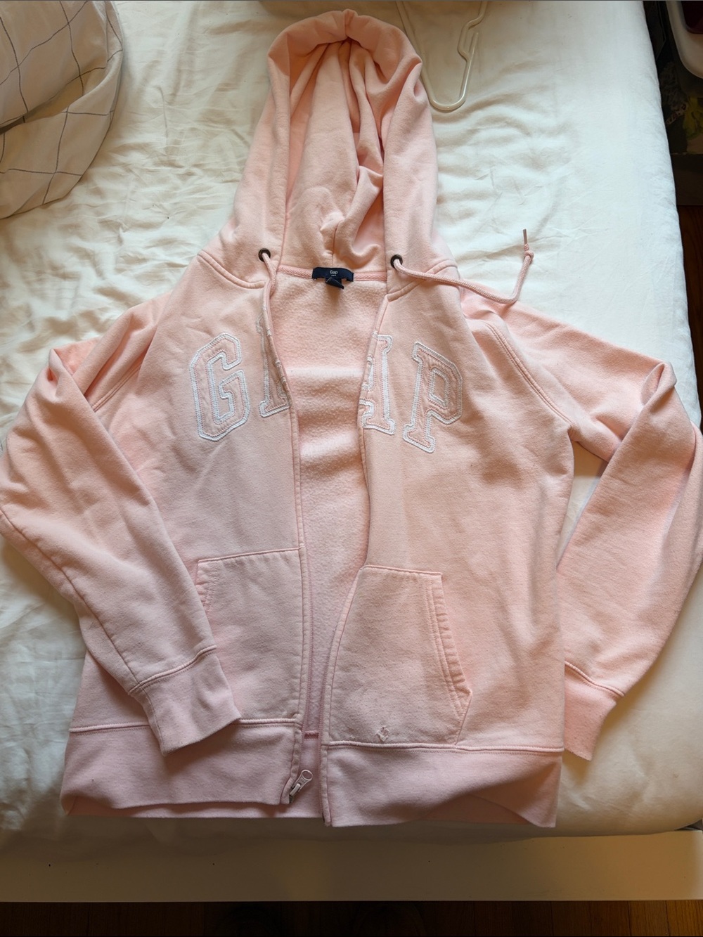 GAP Pastel Pink Full-Zip Hoodie